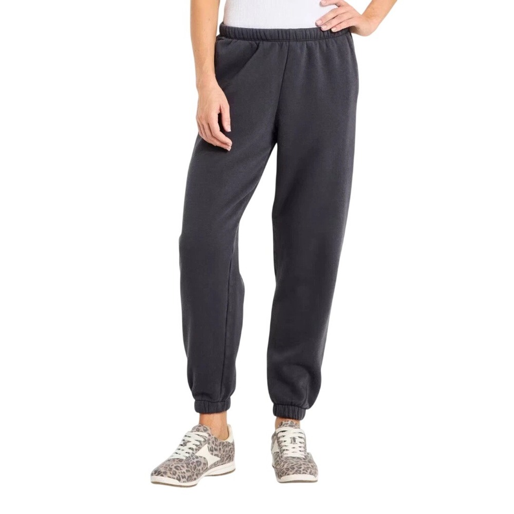 Universal Thread Women's Dark Gray Fleece High Rise Jogger Sweatpants Size XL